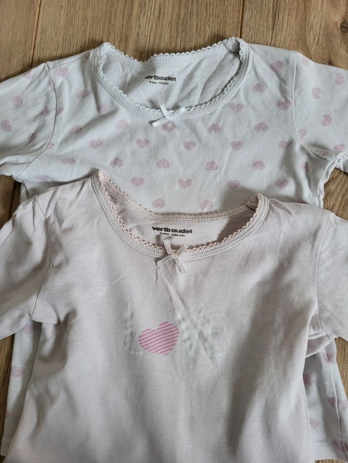 Lot de 2 maillots de corps verbaudet - photo numéro 2