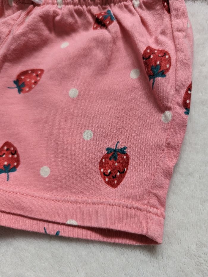 Ensemble short débardeur fraise - photo numéro 4