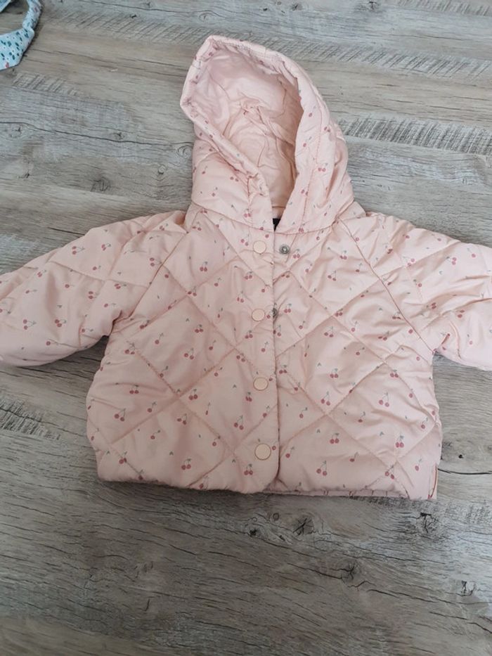 Blouson rose cerise kiabi 3 mois