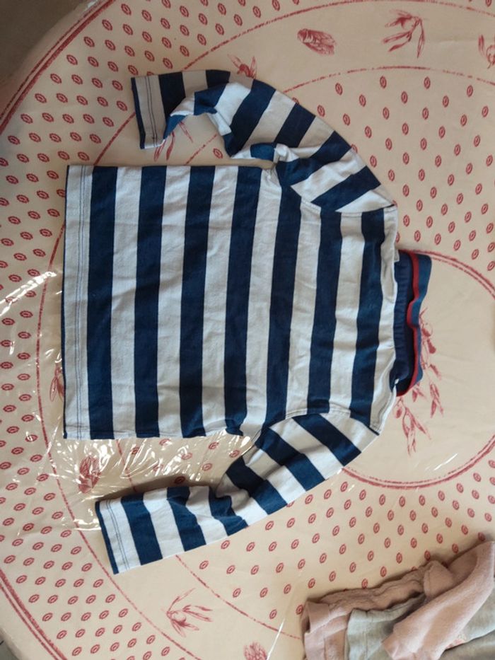 Pull à longue manche rayé avec bateau - photo numéro 3