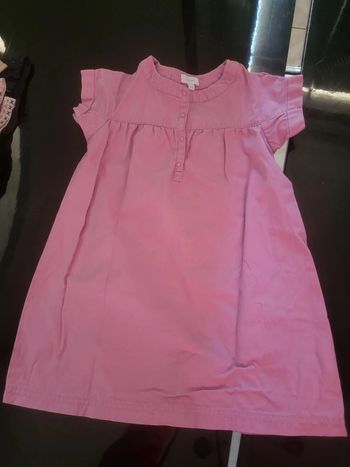 Robe parme tex baby 24mois