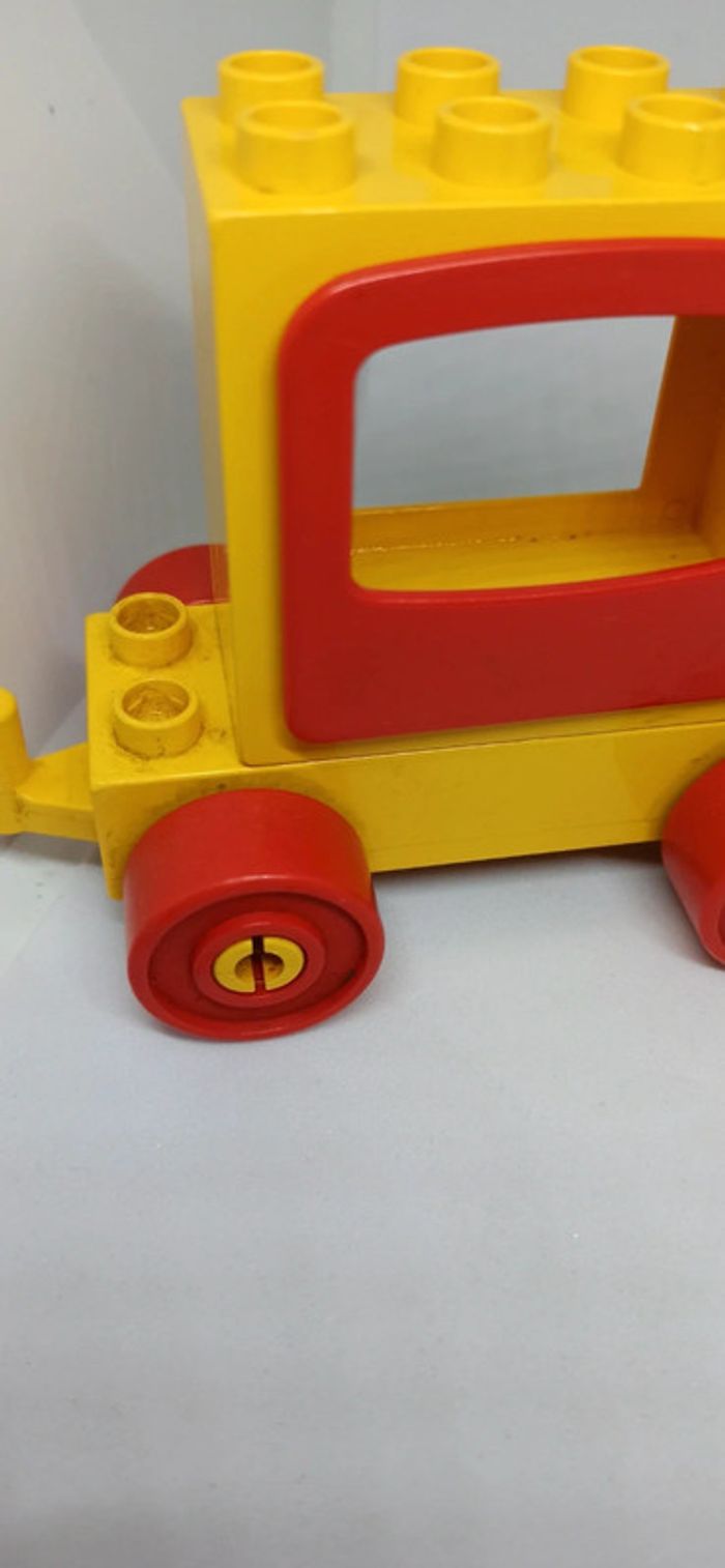 Wagon et remorque lego duplo vintage - photo numéro 3