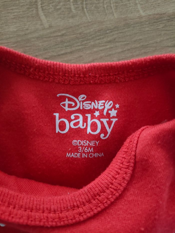 Body MC Mickey rouge - photo numéro 2