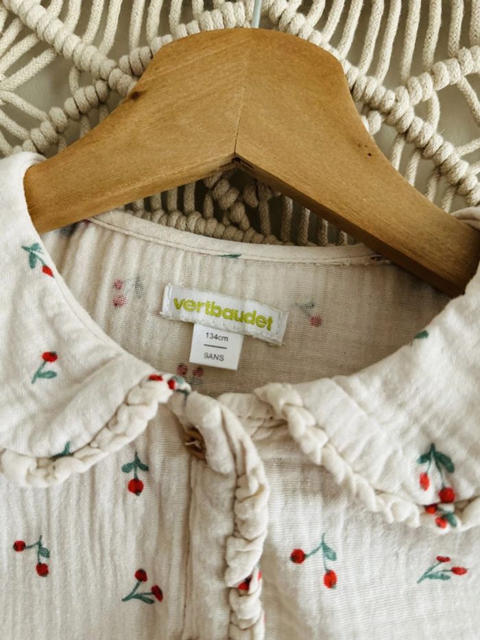Chemise cerises 9 ans Vertbaudet - photo numéro 3