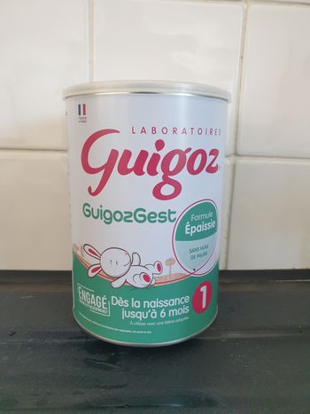 Lait guigoz formule épaissie