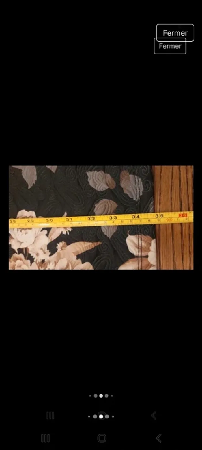 Jolie Robe Anonyme noir fleuries taille S 36 - photo numéro 11