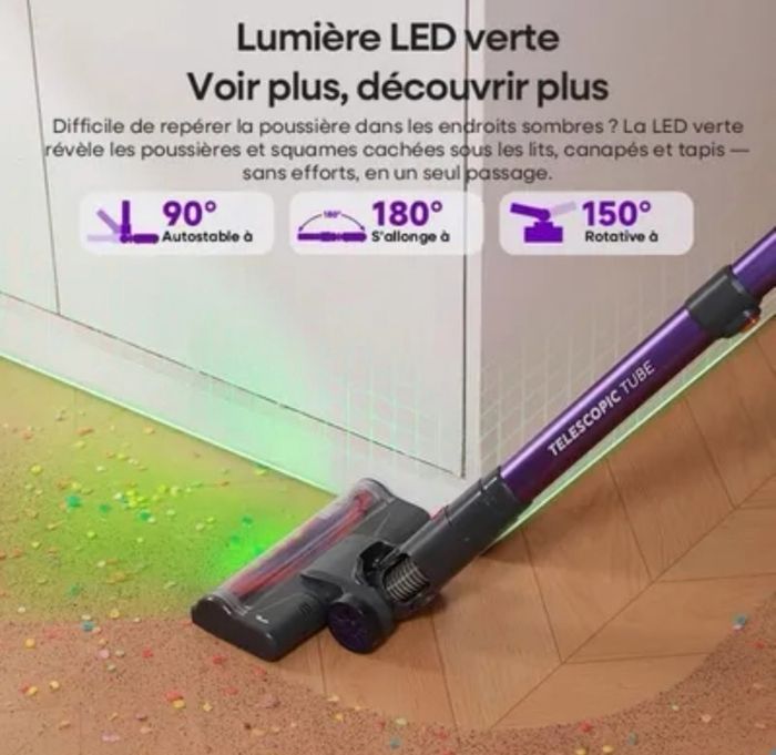 ASPIRATEUR BALAI SANS FIL ERABROS EV3 - photo numéro 10