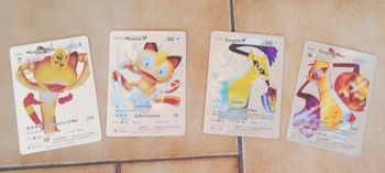 Lot cartes Pokémon argenté