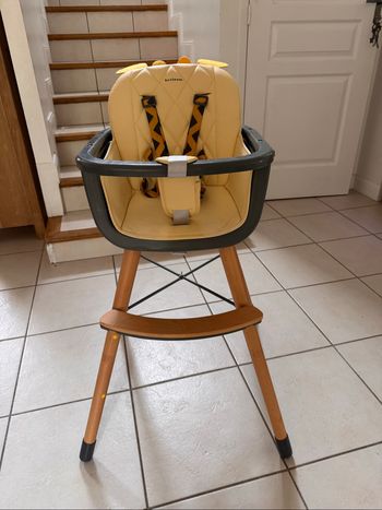 Chaise haute modulable