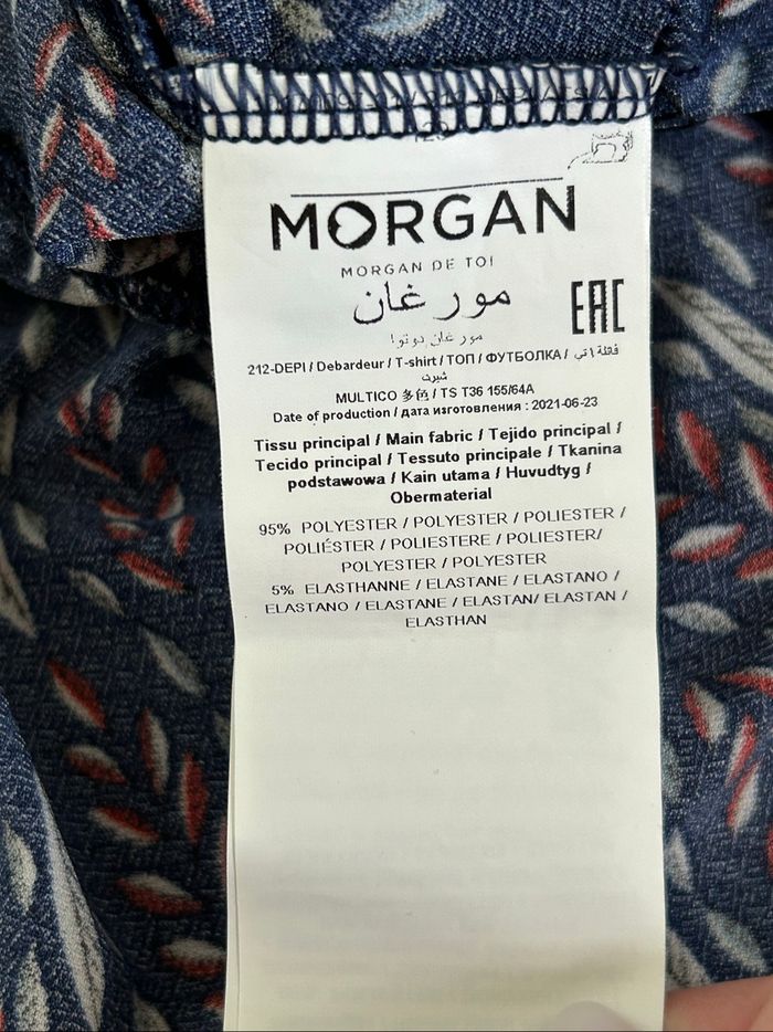 Blouse imprimée sans manches Morgan taille S jamais portée - photo numéro 10