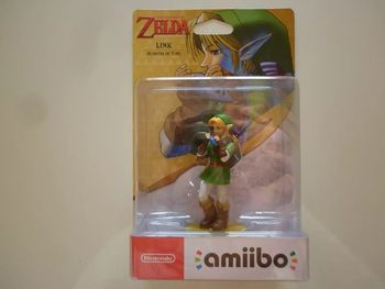 Link Ocarina of Time Amiibo Zelda Figurine Interactive Amiibo Wii U, Switch, 3DS