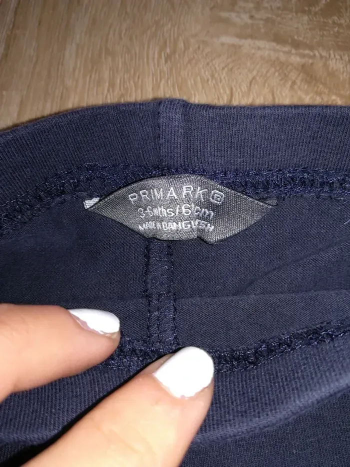 Lot de 6 pantalons leggings, été, bébé fille, 3/6mois - photo numéro 3