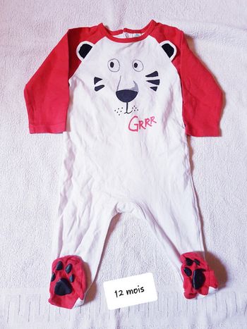 Pyjama tex 12 mois