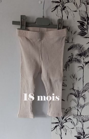 Legging crème Kiabi 18 mois