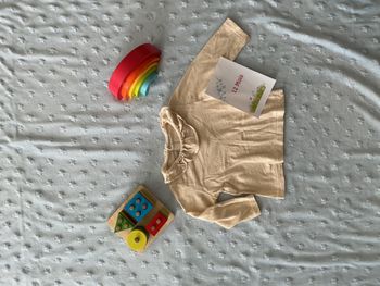 teeshirt manches longues beige col claudine 12 mois petit bateau