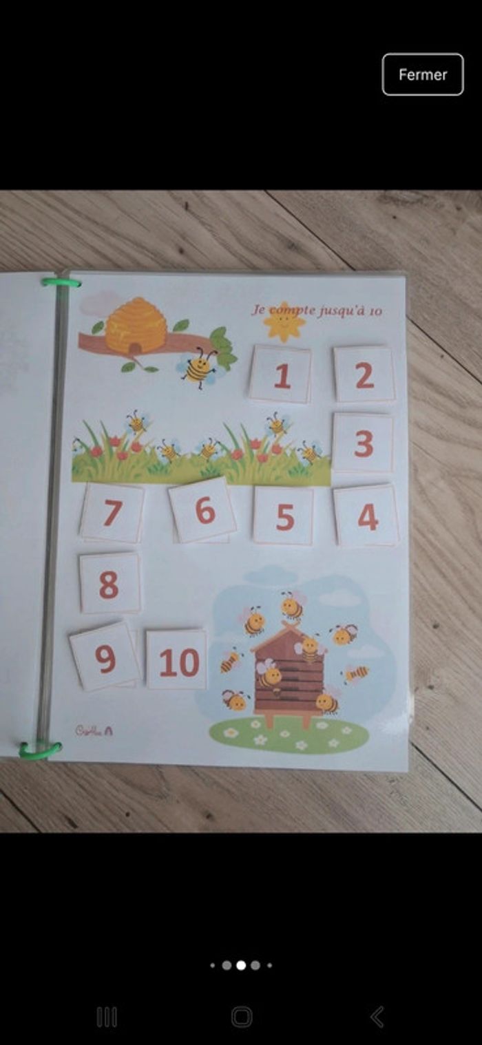 Livret d'activités thème printemps. Pédagogie montessori. Busy book quiet book - photo numéro 5