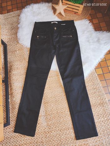 Pantalon skinny noir camaïeu 36
