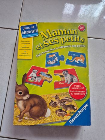 Jeux  de decouverte maman et ses petits