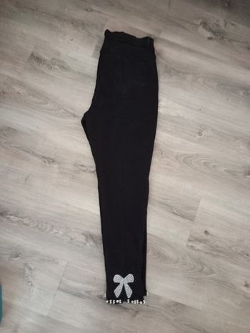 Jeans avec noeud et strass taille XL