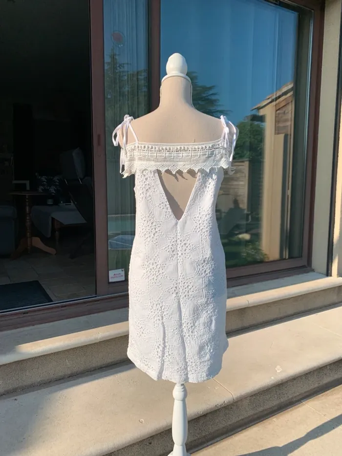 Robe broderie anglaise Les Petites blanche taille 36 S - photo numéro 15