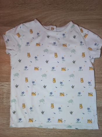 Vends t-shirt manches courtes 24 mois