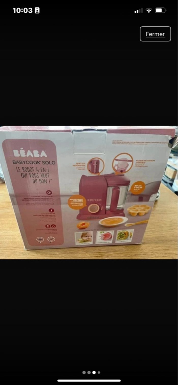 🍉Baby cook solo rose litchee BEABA - photo numéro 2