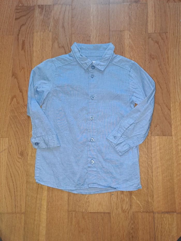 Chemise bleu taille 2 ans