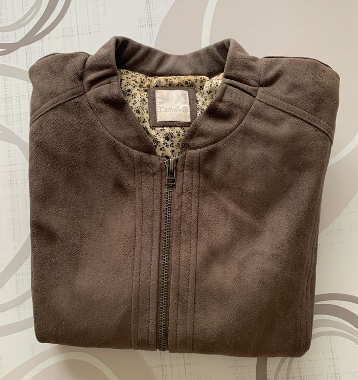 Blouson beige - 42 - Camaïeu - photo numéro 7