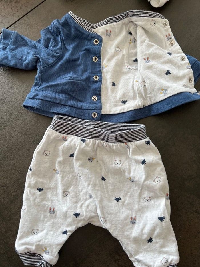 Pull et pantalon réversible