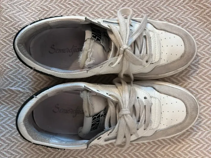 Basket Semerdjian taille 38 blanc et noir - photo numéro 2