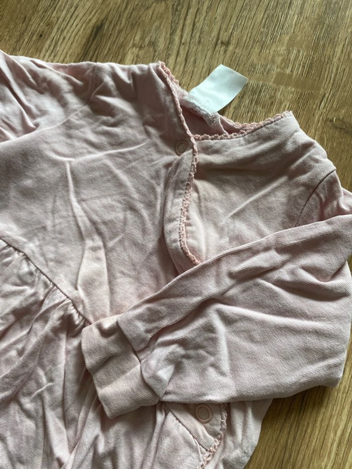 Pyjama rose taille 1/2 mois - photo numéro 2