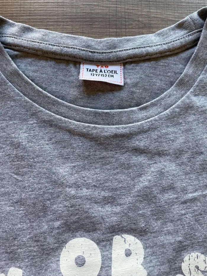Lot 4 tee-shirts manches longues 12 ans - photo numéro 5