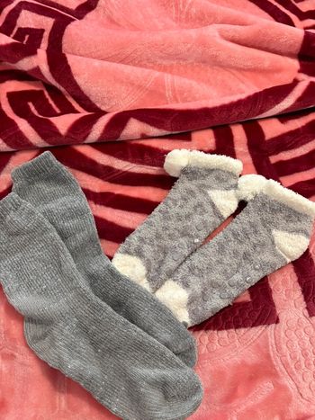 Lot de 2 chaussettes chaudes