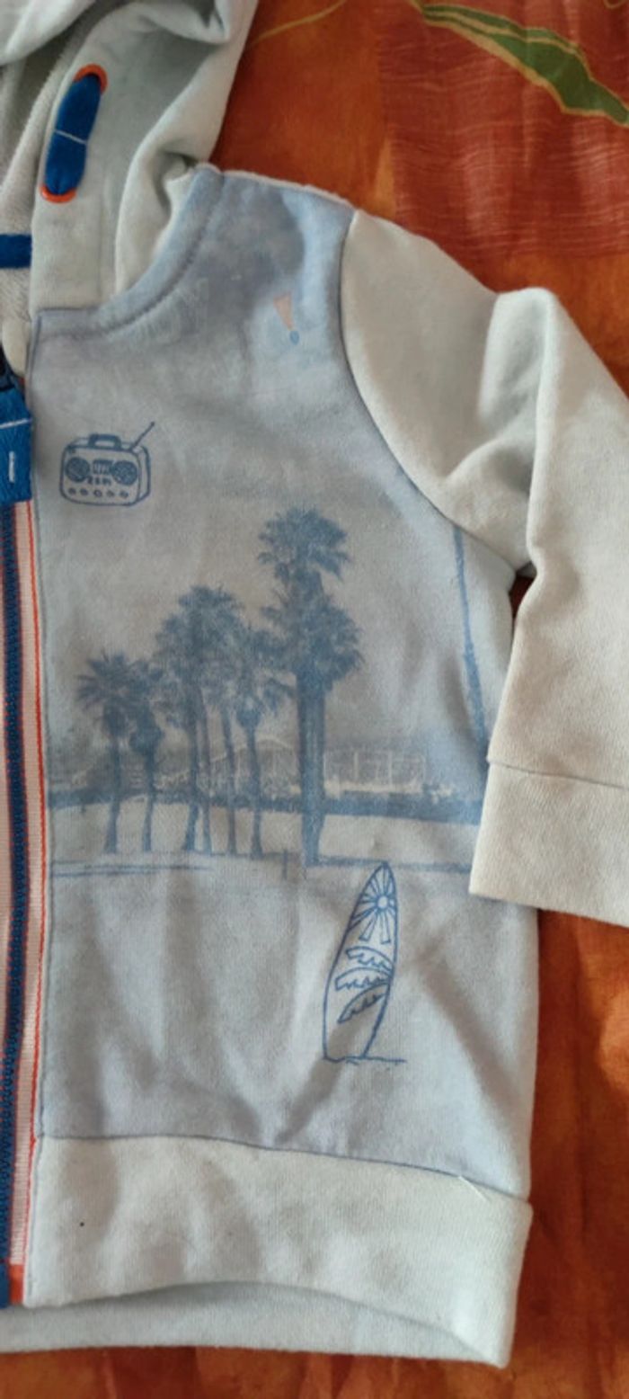 Gilet zip 12 Mois - photo numéro 3