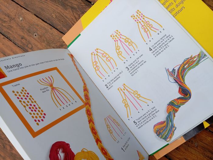 Lot livre création pour ado e/ jeune.Et bracelet Brésilien - photo numéro 5