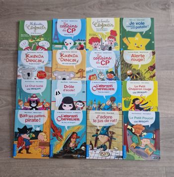 Lot de 16 livres cp premières lectures Nathan