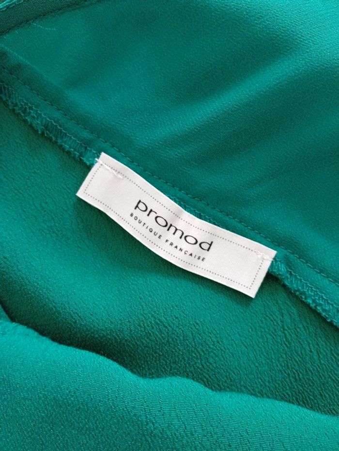 debardeur Promod vert taille L - photo numéro 3