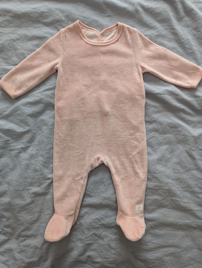 Pyjama velours 6 mois Absorba - photo numéro 2