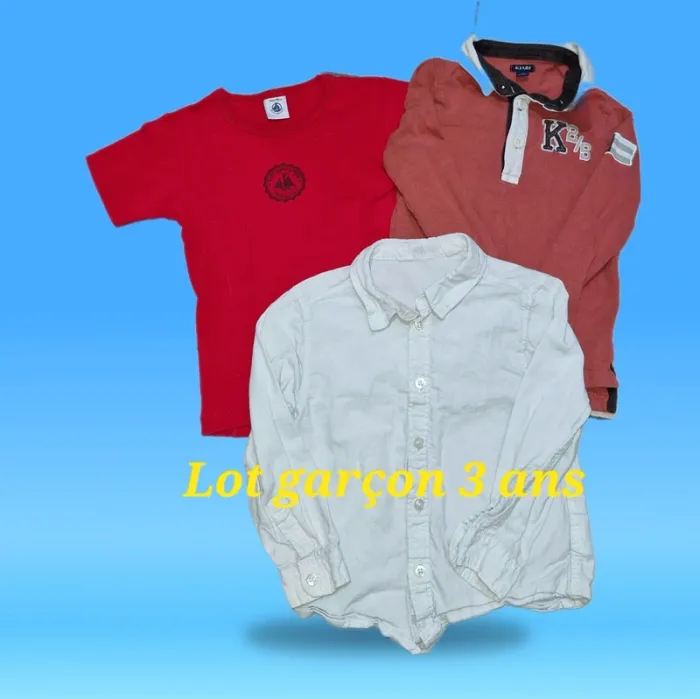 Lot garçon 3 ans