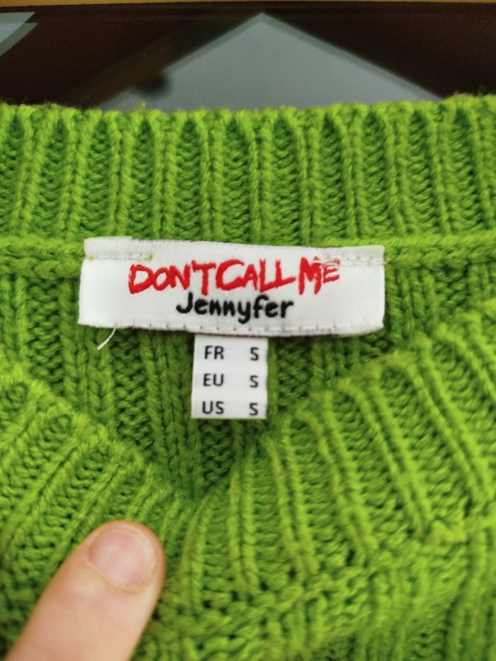 Pull vert taille S - photo numéro 2
