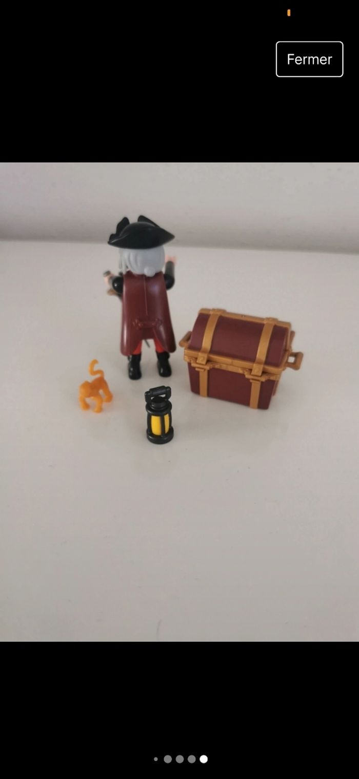 Playmobil lot pirate singe lanterne coffre sabre - photo numéro 7