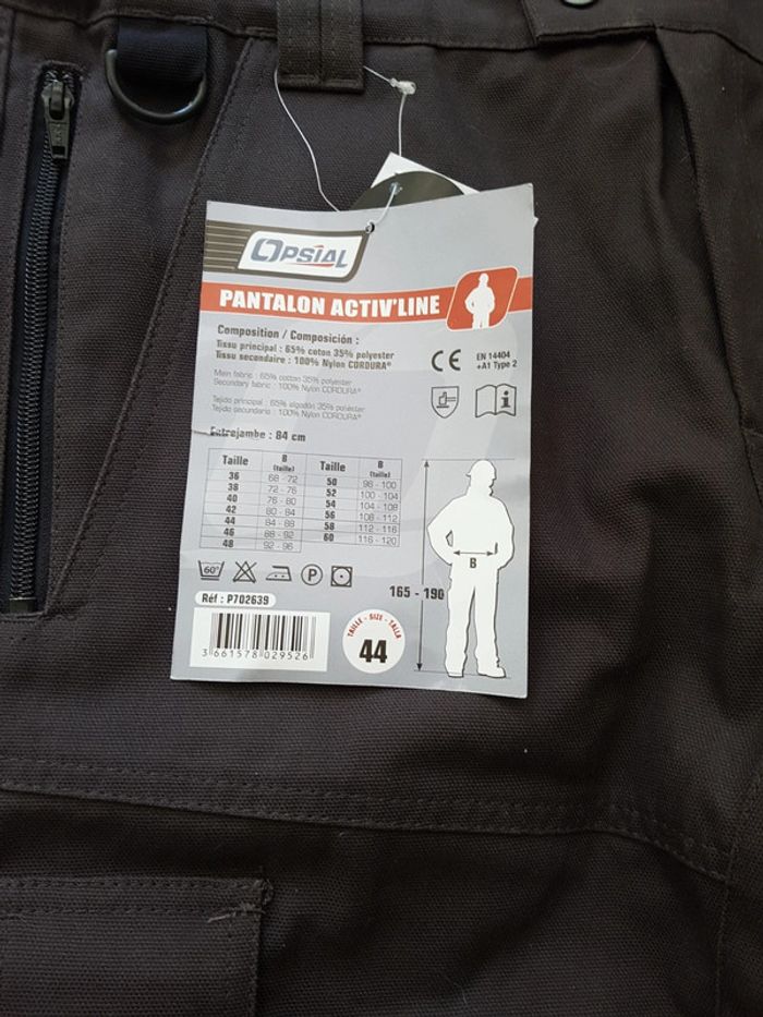 Pantalon de travail Opsial taille 44 - photo numéro 2