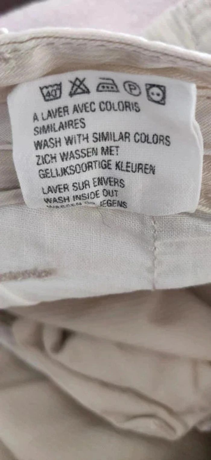 Pantalon homme beige crème Somewhere 46 - photo numéro 6