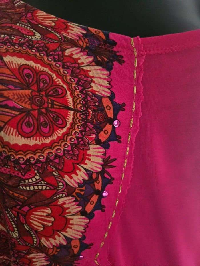 Desigual blouse Fushia taille S - photo numéro 5