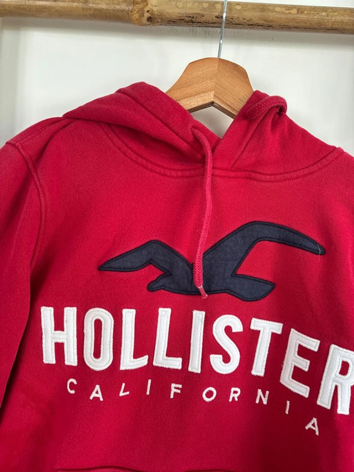 Sweat rouge hollister - photo numéro 2