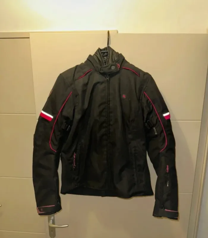 Veste de moto + cahouet V’Quattro femme TXL