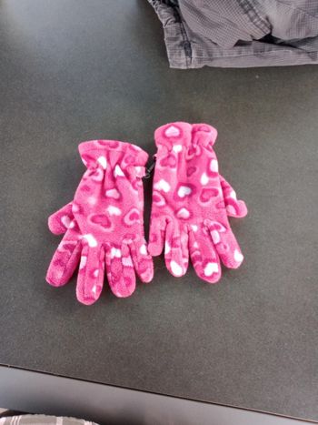 Paire de gants polaire fille polaire