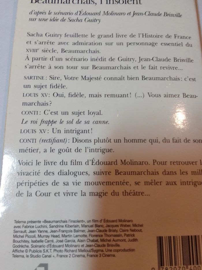 Jean-Claude Brisville - Beaumarchais l'insolent - photo numéro 3