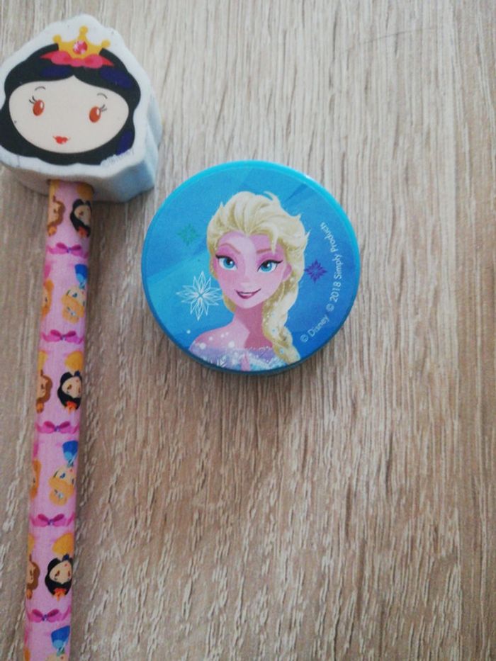 Crayon et taille crayon reine des neiges - photo numéro 4