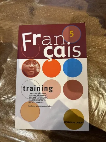 Livre français 5 training